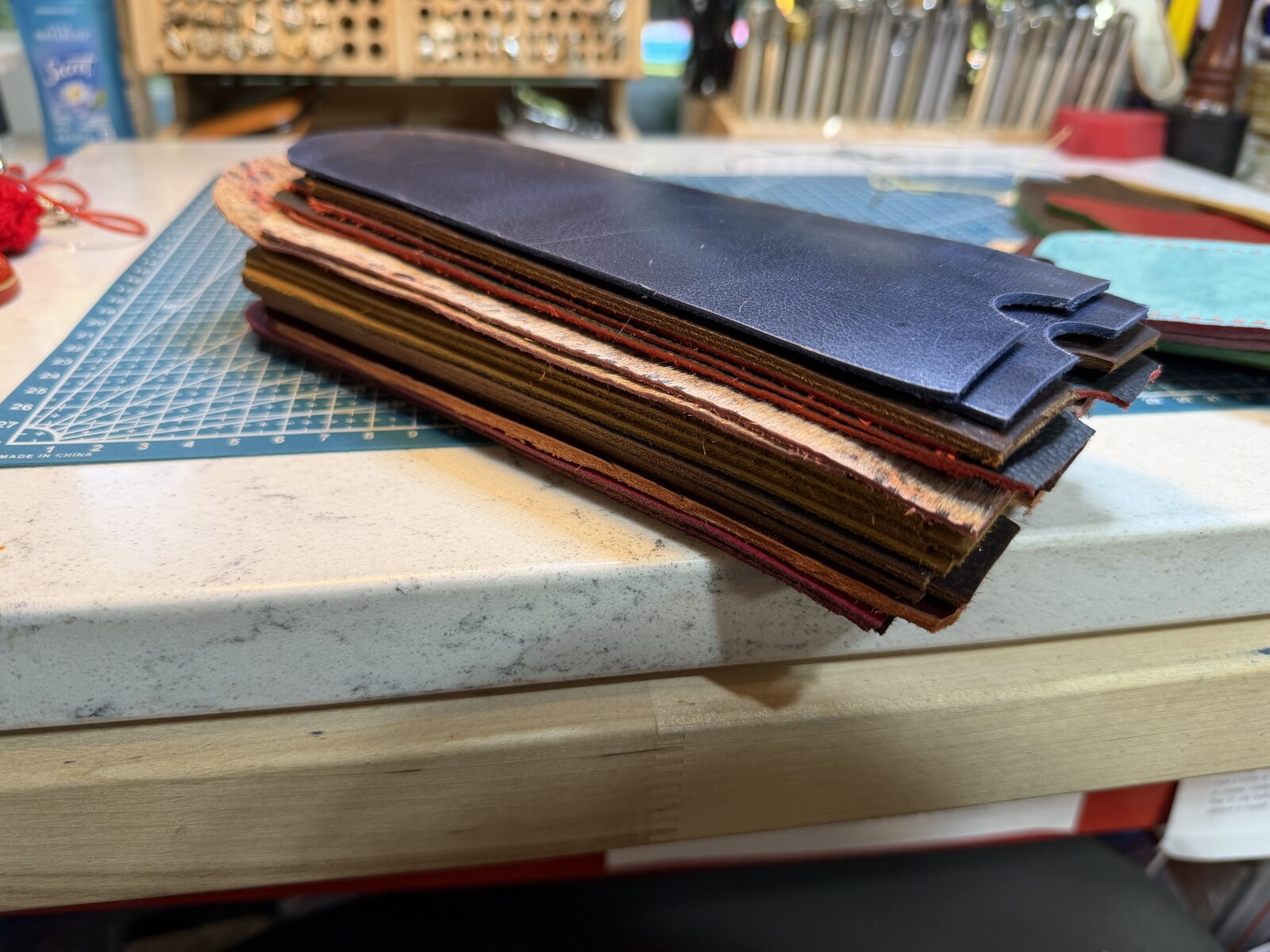 Cut leather blanks