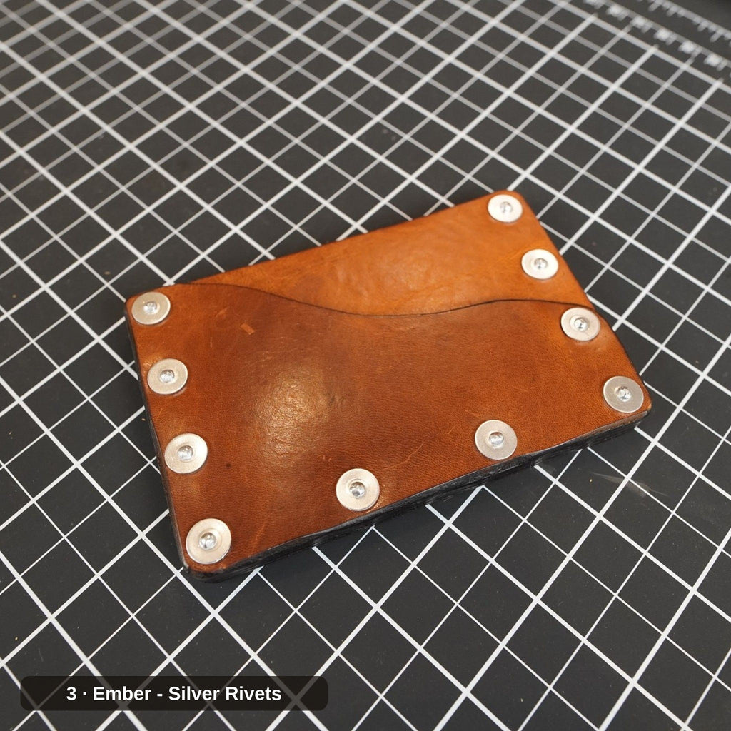 Tyr - Horween - Ember - Silver Rivets