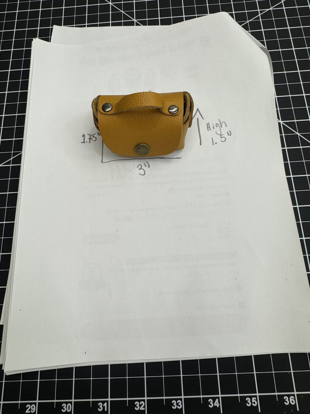 Mini Leather Coin/AirPods/Lipstick Case