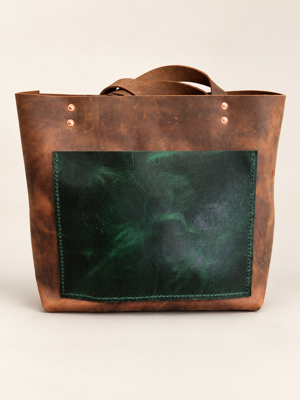 Mount Rainier Leather Tote