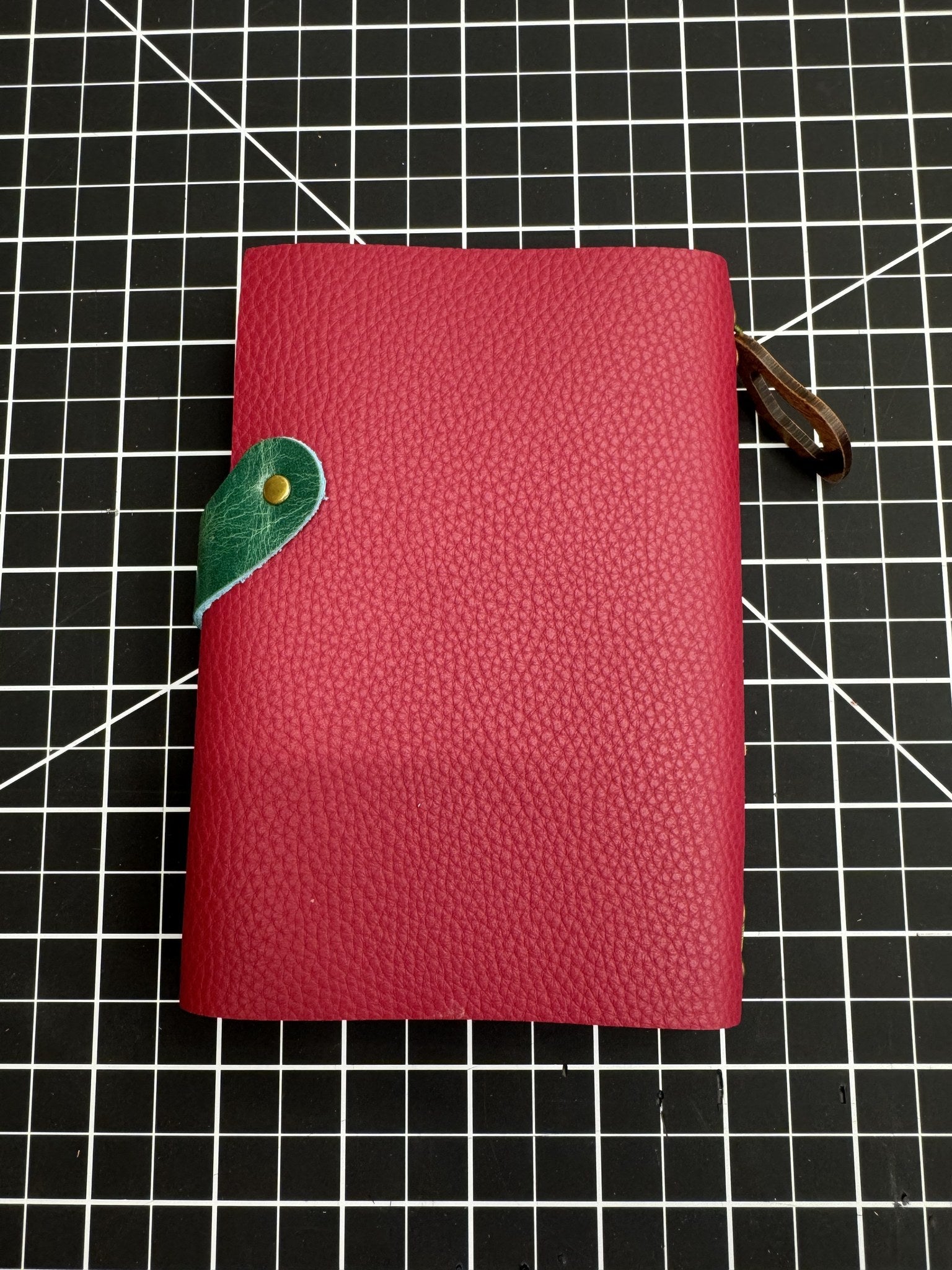 Cat Silhouette Leather Journal Cover, Many colors available