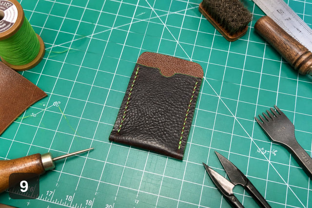 Full-Grain Card Holder Wallet - Handmade Slim Sleeve