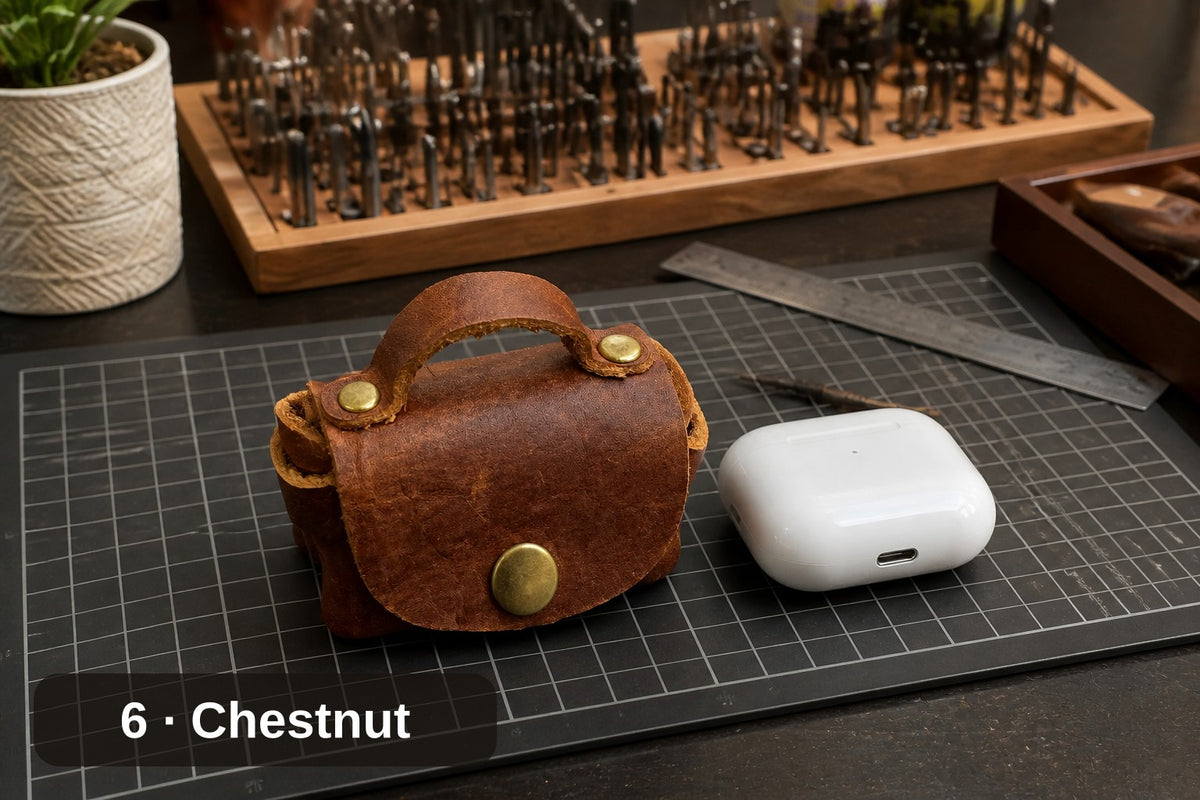 Mini Leather Coin/AirPods/Lipstick Case
