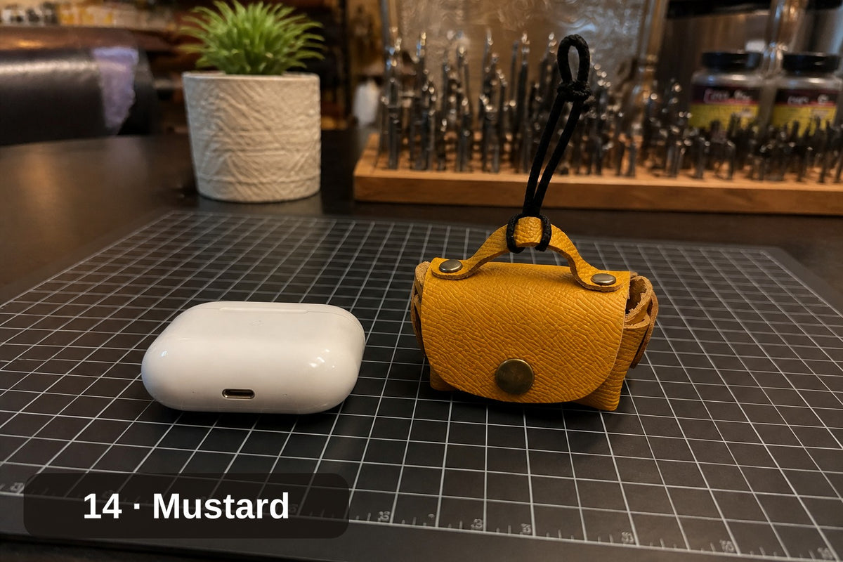 Mini Leather Coin/AirPods/Lipstick Case