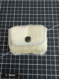Leather Card Wallet, Stitchless Snap Closure
