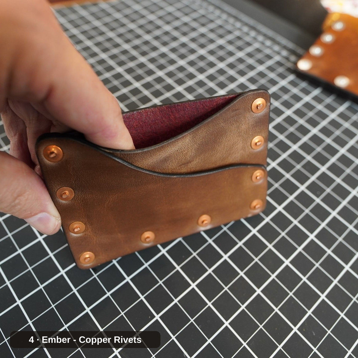 Tyr - Horween - Ember - Copper Rivets