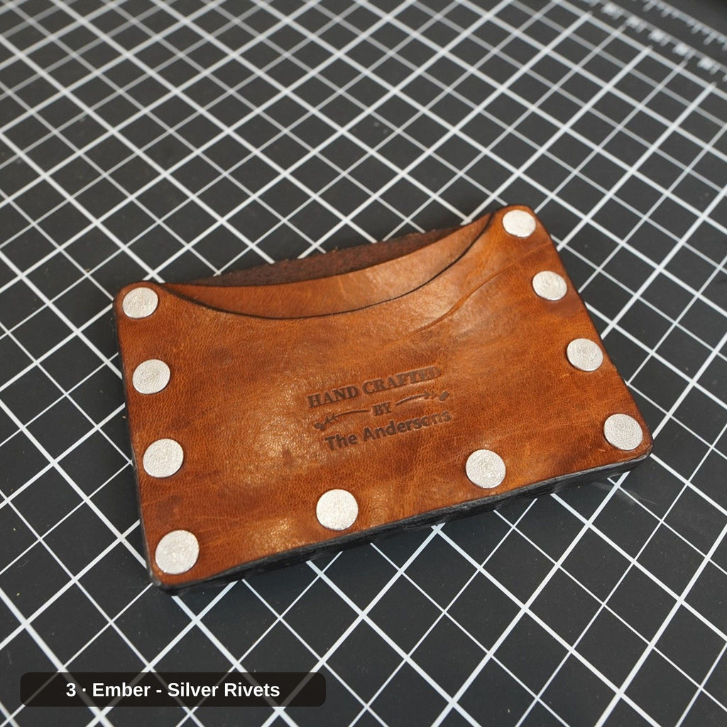 Tyr - Horween - Ember - Silver Rivets