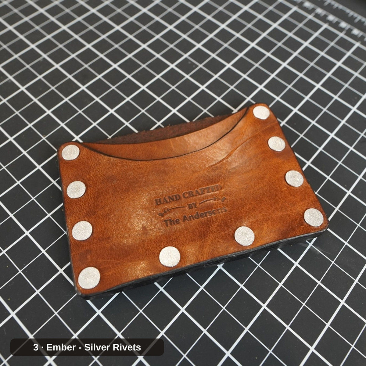 Tyr - Horween - Ember - Silver Rivets