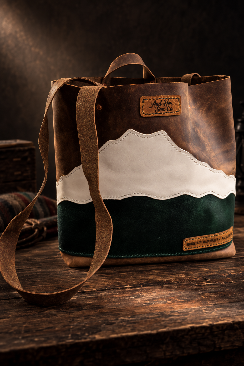 Mount Rainier Leather Tote