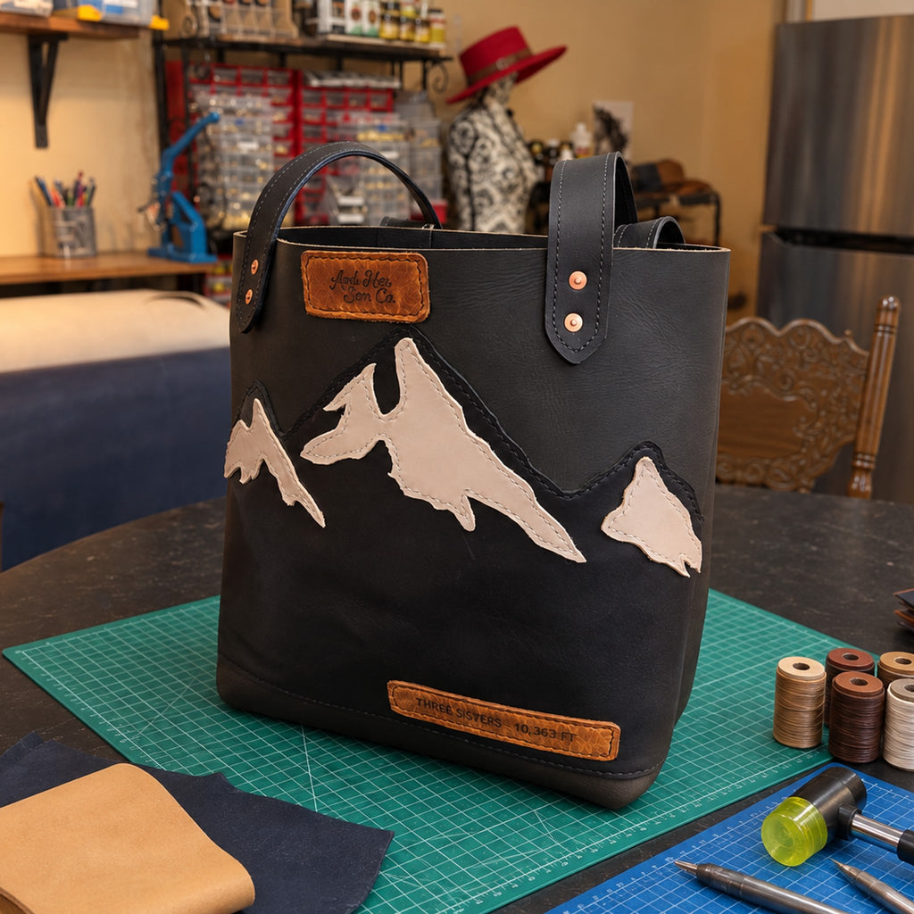 Three Sisters Leather Tote