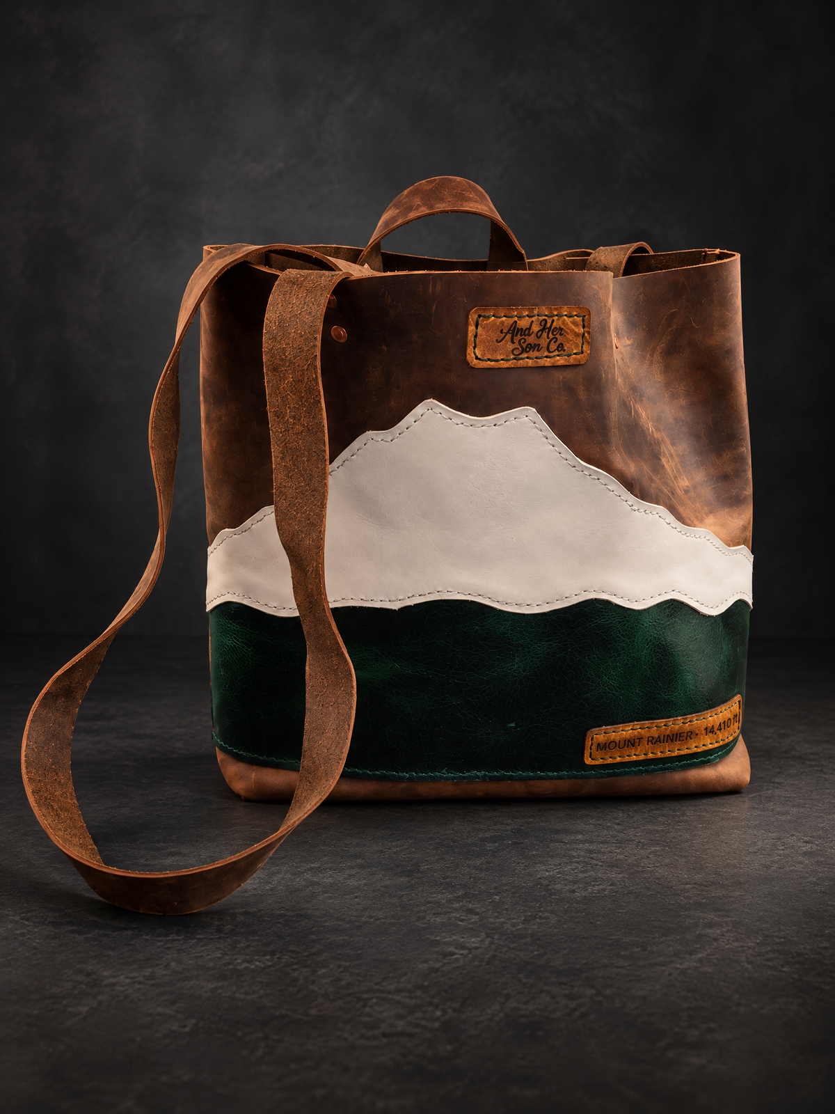 Mount Rainier Leather Tote