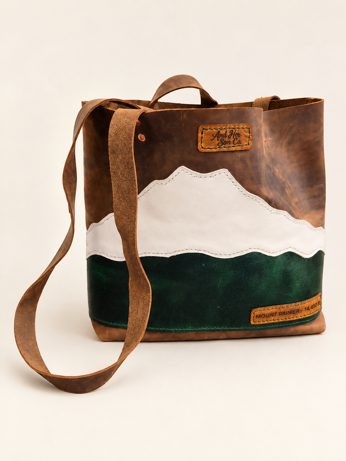 Mount Rainier Leather Tote